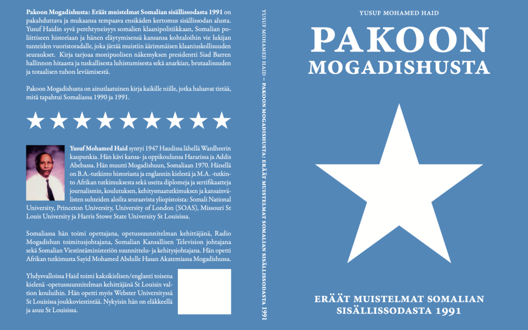 Pakoon Mogadishusta! Jännittävä kirja ilmestynyt